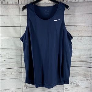 Nike Navy Blue Dri-Fit tank top
